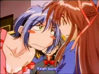Anime teen couple loves playing with each other